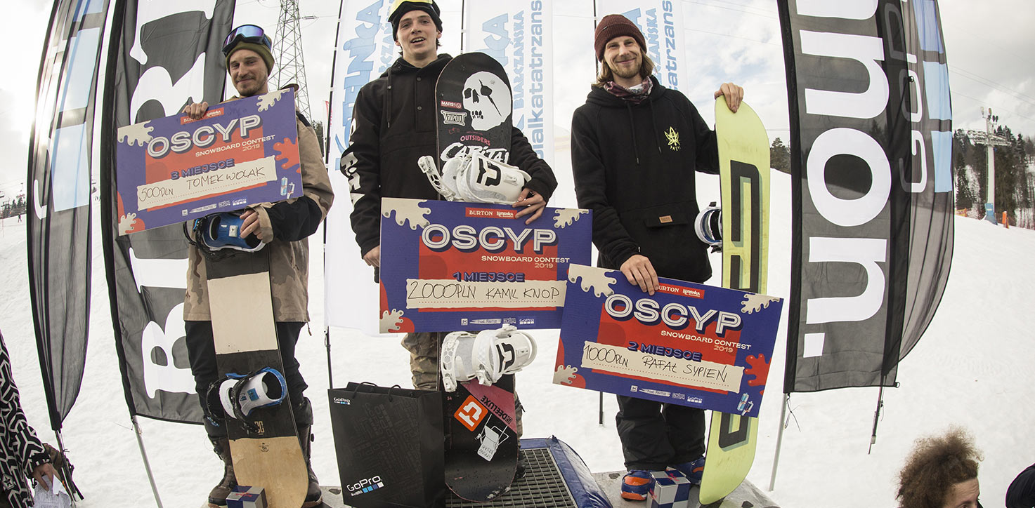 Oscyp Snowboard Contest 2019 Podium